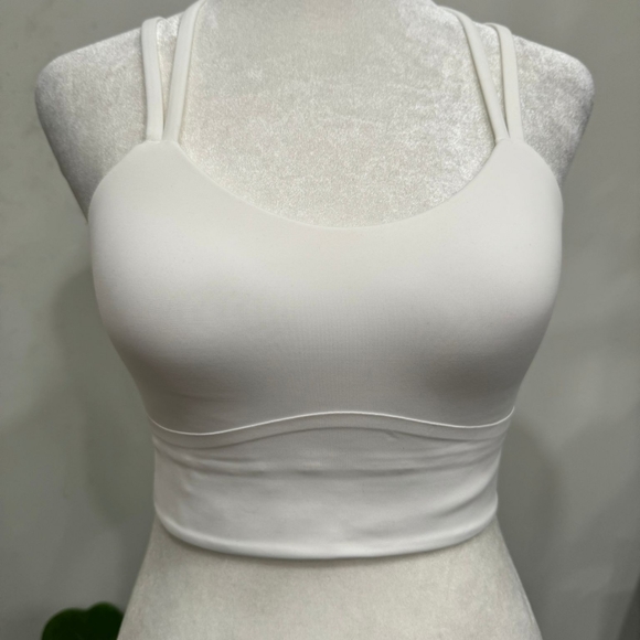 Lululemon Multiple Sizes "Like a Cloud Longline Bra" Color White / NWT - Picture 5 of 6